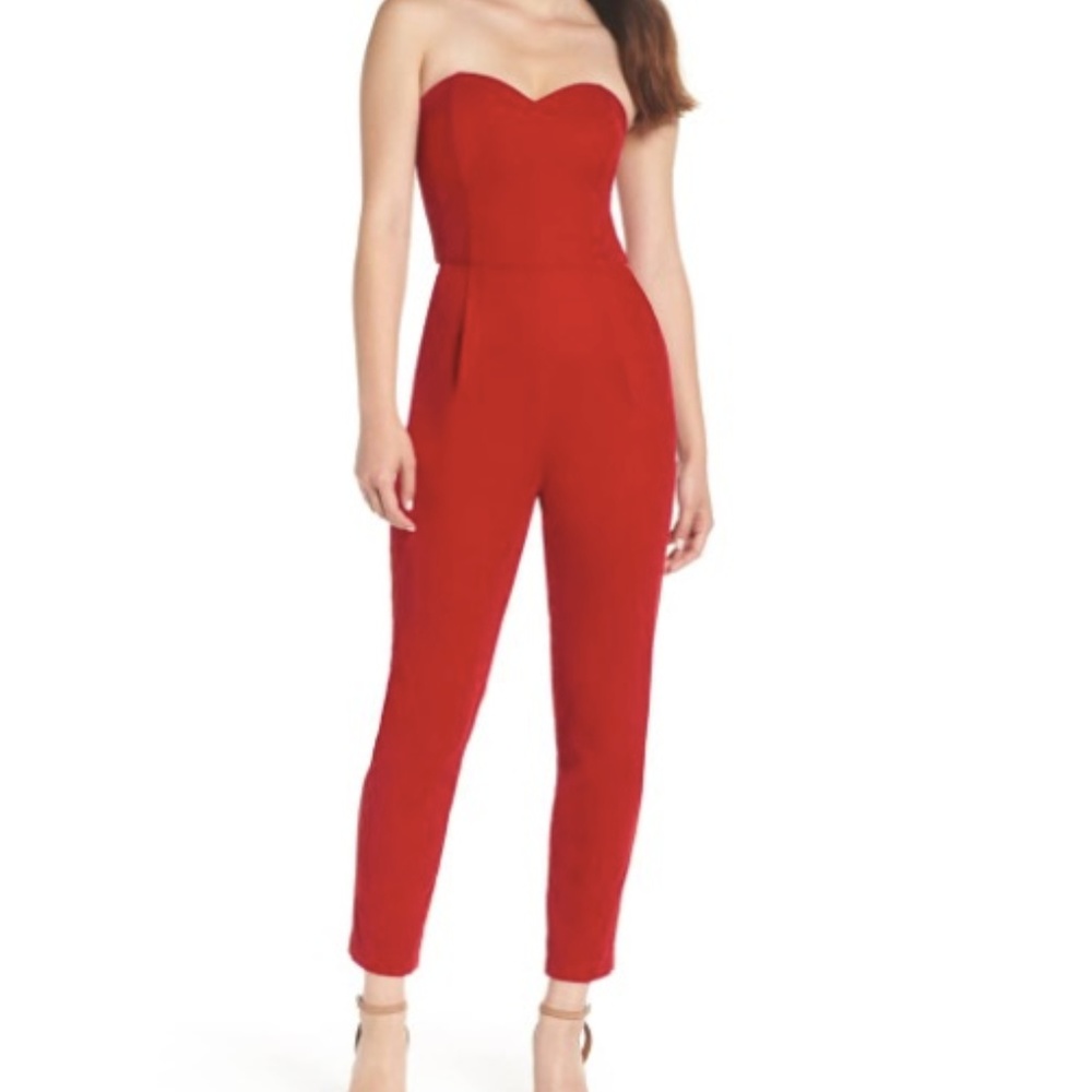 Adelyn Rae holiday jumpsuit